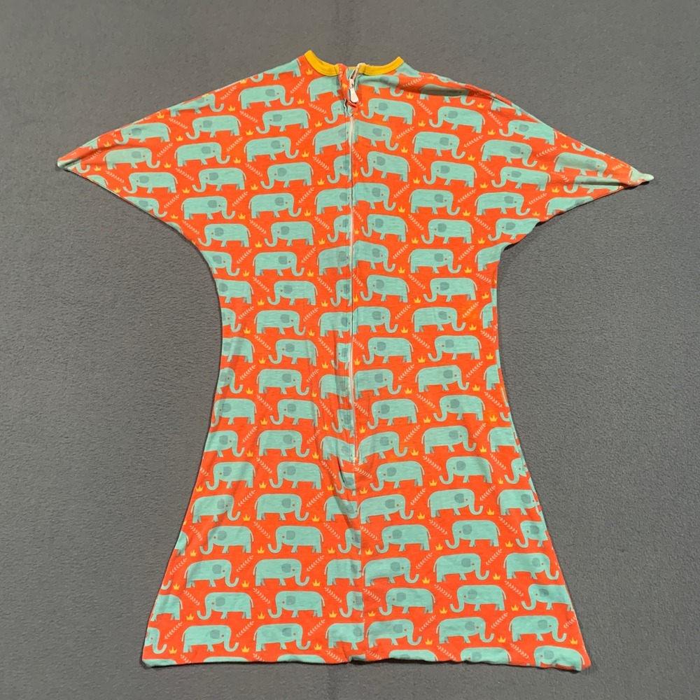 Sleeping Baby Zipadee-Zip Elephant Print Swaddle Transition Sleep Sack L 12-24M